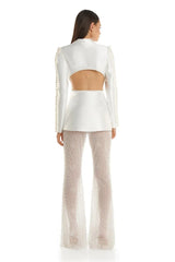 Denise Beaded Pants - Pearl