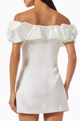 Misha Amara Mini Dress - Ivory