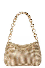 Skylar Ball Mesh Bag - Gold