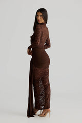 Celeste Skirt - Espresso Brown