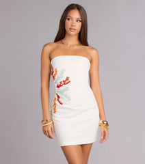 Sunlit Escape Cutout Mini Dress