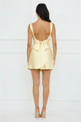 Lily Luxe Satin Mini Dress