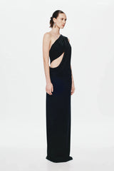 Misha Solstice Cupro Maxi Dress - Black