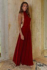 Vanessa Maxi Dress - Cherry