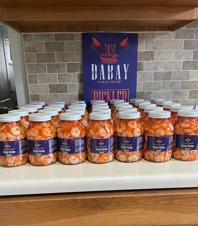 Pickled Shrimp | 32oz Jar Ready To Eat Marinated Shrimp Seafood Snack
