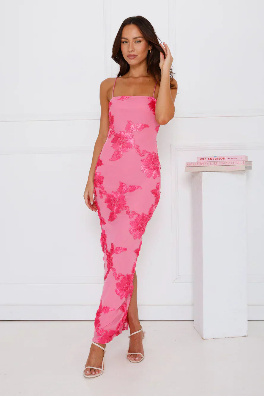 Estelle Mesh Maxi Dress