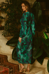 Karlita Midi Dress - Green