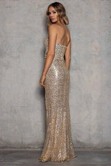 Amaya Dress - Gold