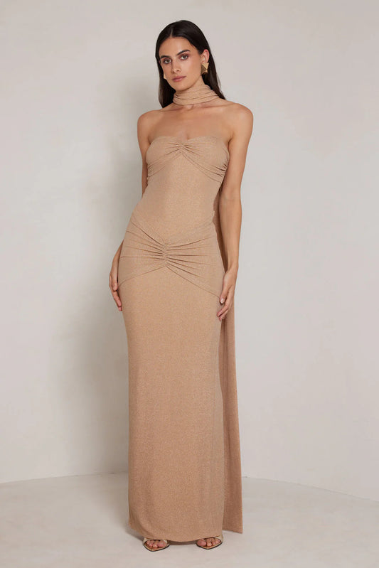 Celeste Dress - Gold