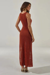 Ariya Maxi Dress - Rust