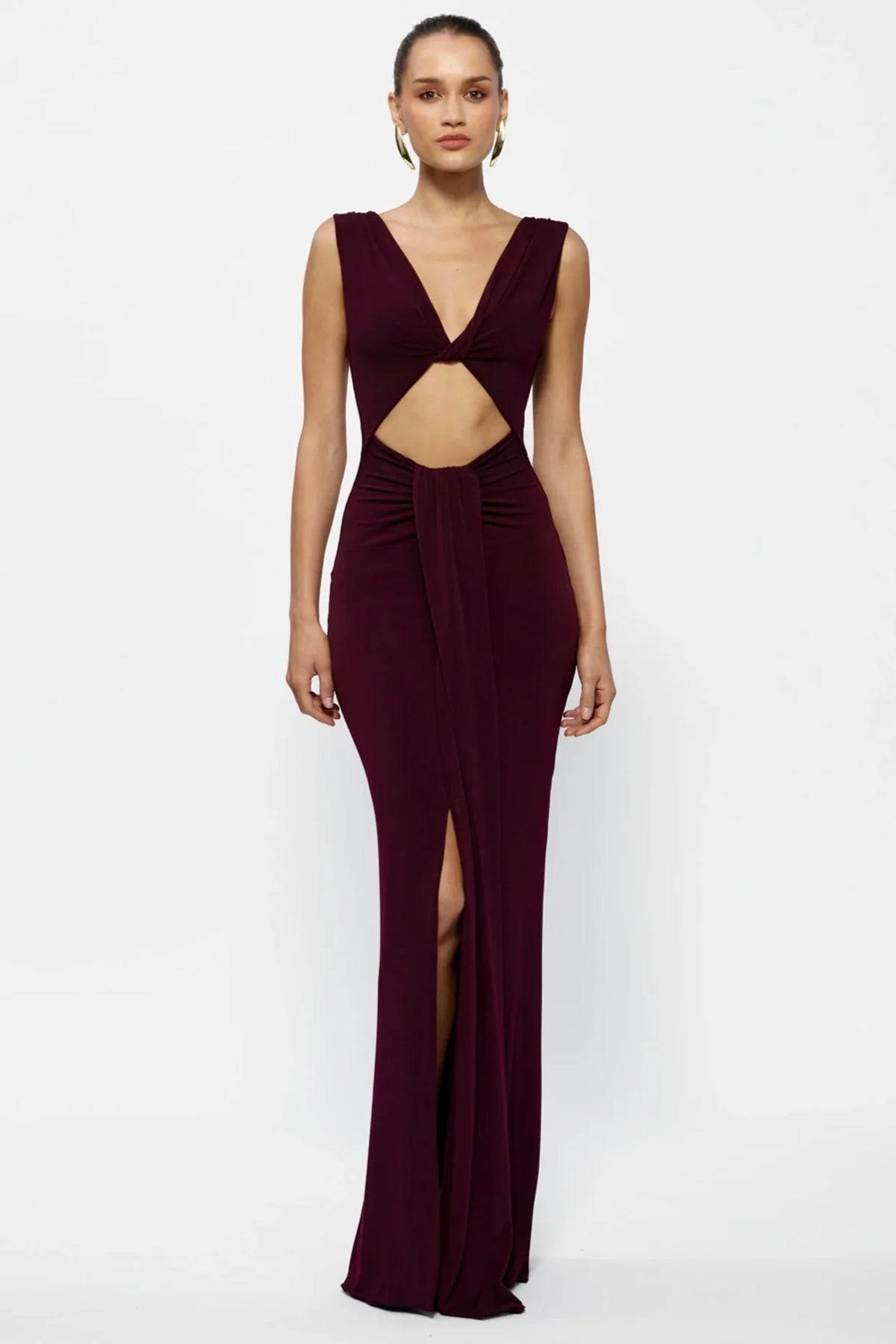 Faith Dress - Black Cherry
