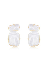 Double Pearl Earrings
