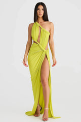 Aphrodite Gown - Chartreuse
