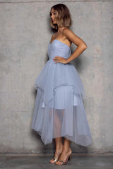 Belle Dress - Blue Stone
